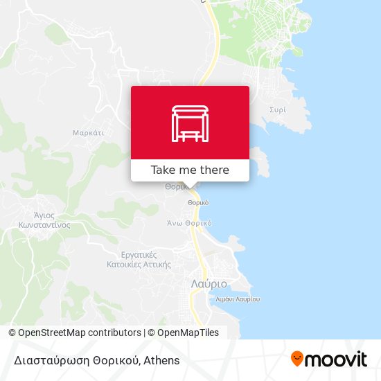 Διασταύρωση Θορικού map