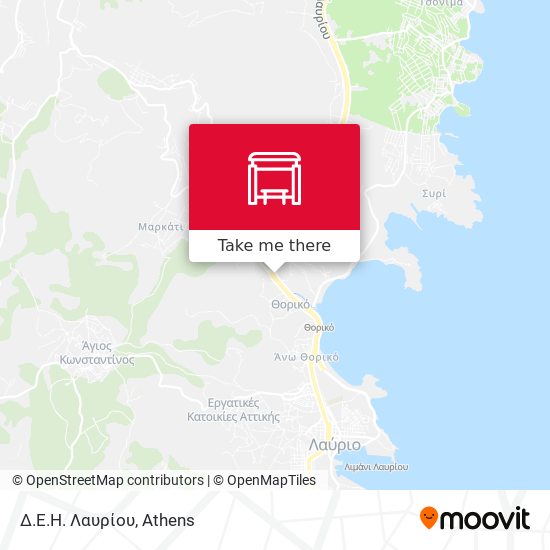 Δ.Ε.Η. Λαυρίου map