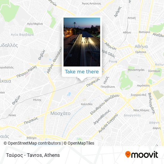 Ταύρος - Tavros map