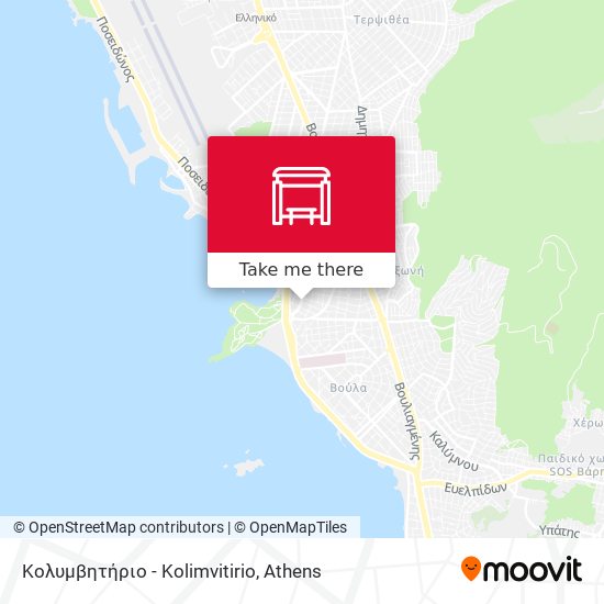 Κολυμβητήριο - Kolimvitirio map