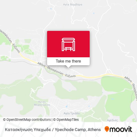 Κατασκήνωση Υπεχωδε / Ypechode Camp map