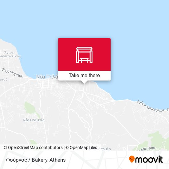 Φούρνος / Bakery map