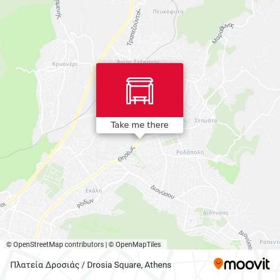 Πλατεία Δροσιάς / Drosia Square map