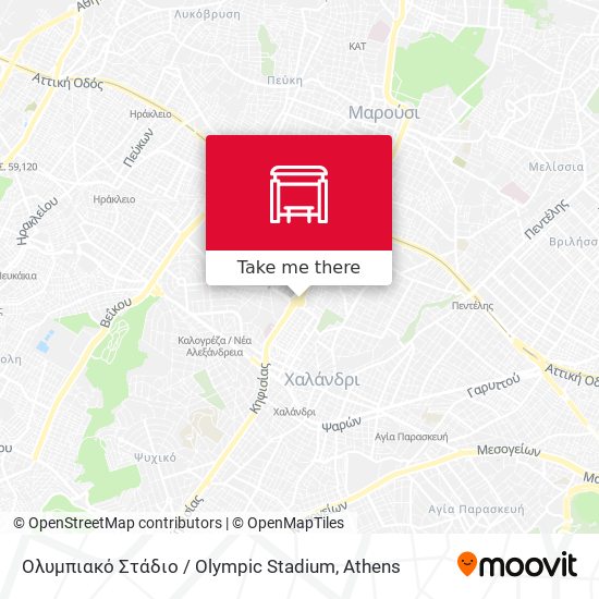 Ολυμπιακό Στάδιο / Olympic Stadium map