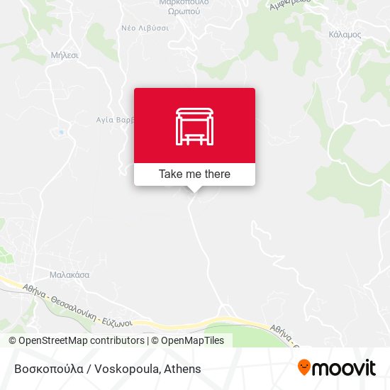 Βοσκοπούλα / Voskopoula map