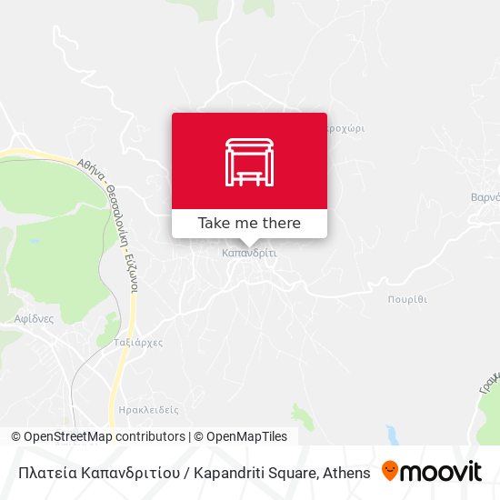 Πλατεία Καπανδριτίου / Kapandriti Square map