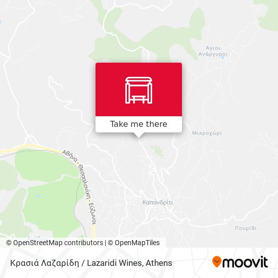 Κρασιά Λαζαρίδη / Lazaridi Wines map
