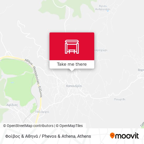 Φοίβος & Αθηνά / Phevos & Athena map