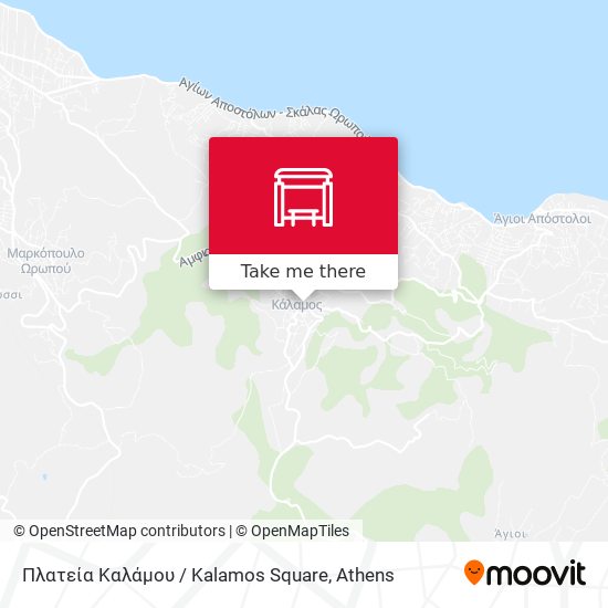 Πλατεία Καλάμου / Kalamos Square map