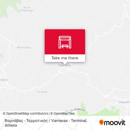 Βαρνάβας - Τερματικός / Varnavas - Terminal map