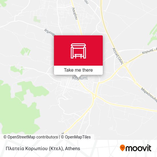 Πλατεία Κορωπίου (Κτελ) map
