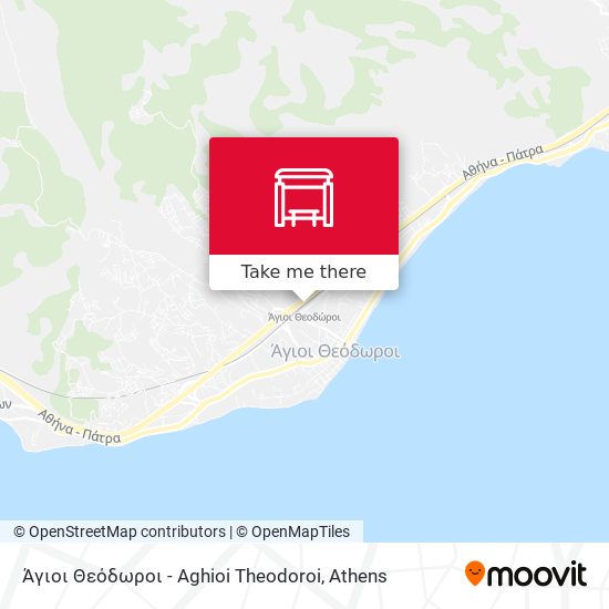 Άγιοι Θεόδωροι - Aghioi Theodoroi map