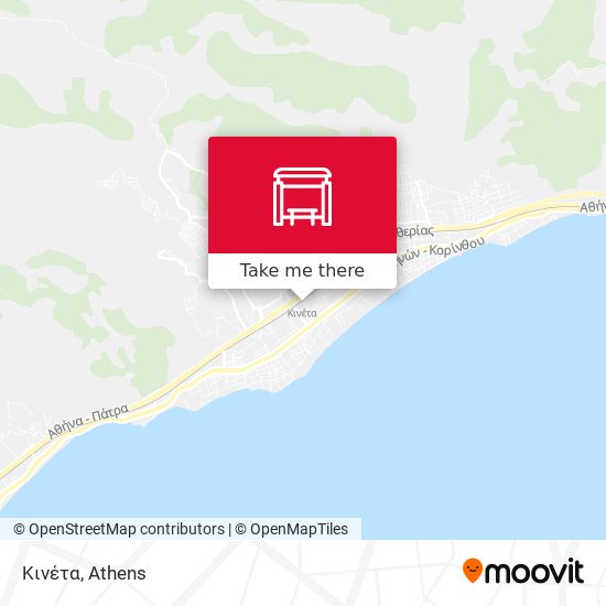Κινέτα map