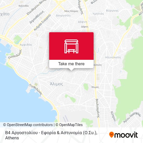 Β4 Αργοστολίου - Εφορία & Αστυνομία (Ο.Συ.) map