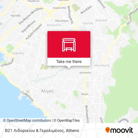 Β21 Λιδορικίου & Γερολιμένος map