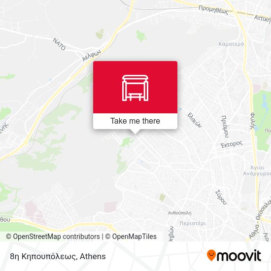 8η Κηπουπόλεως map