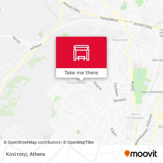 Κονίτσης map