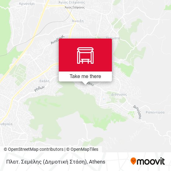 Πλατ. Σεμέλης (Δημοτική Στάση) map