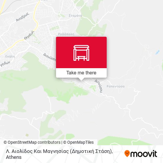 Λ. Αιολίδος Και Μαγνησίας (Δημοτική Στάση) map