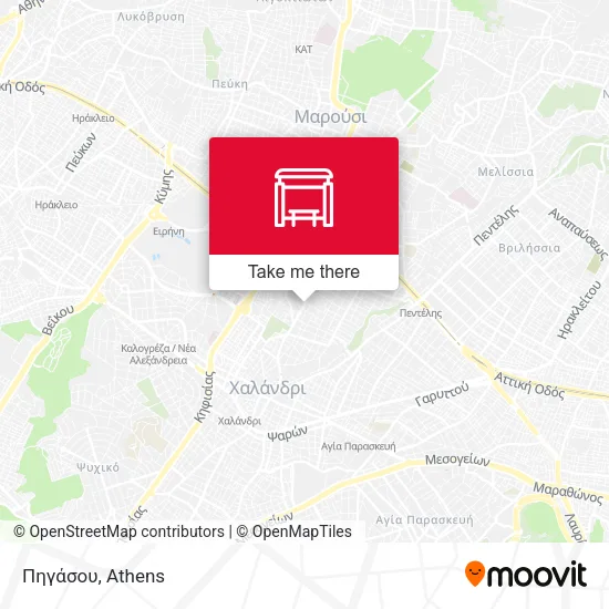 Πηγάσου map
