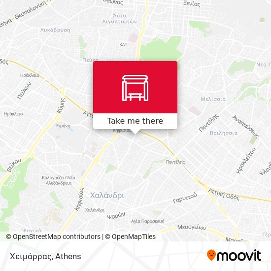 Χειμάρρας map