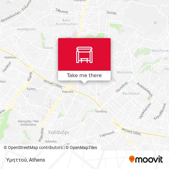 Υμηττού map