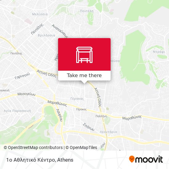 1ο Αθλητικό Κέντρο map