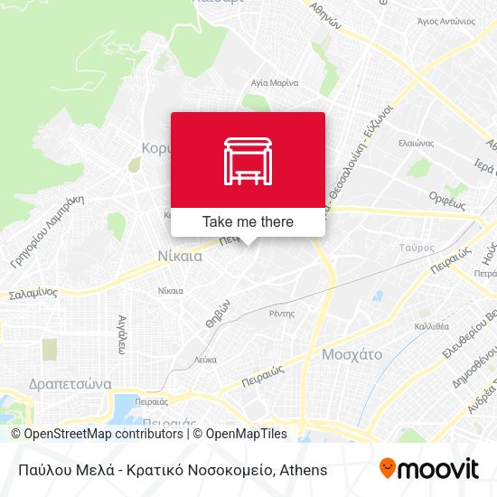 Παύλου Μελά - Κρατικό Νοσοκομείο map