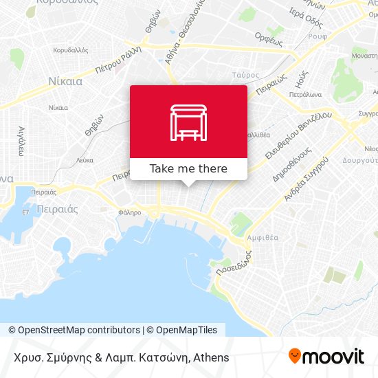 Χρυσ. Σμύρνης & Λαμπ. Κατσώνη map