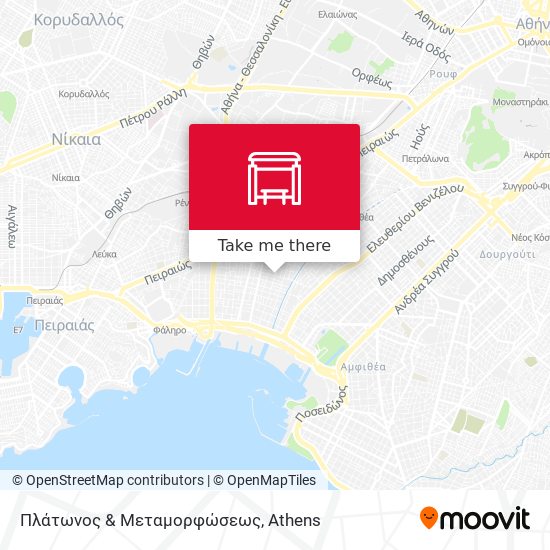 Πλάτωνος & Μεταμορφώσεως map