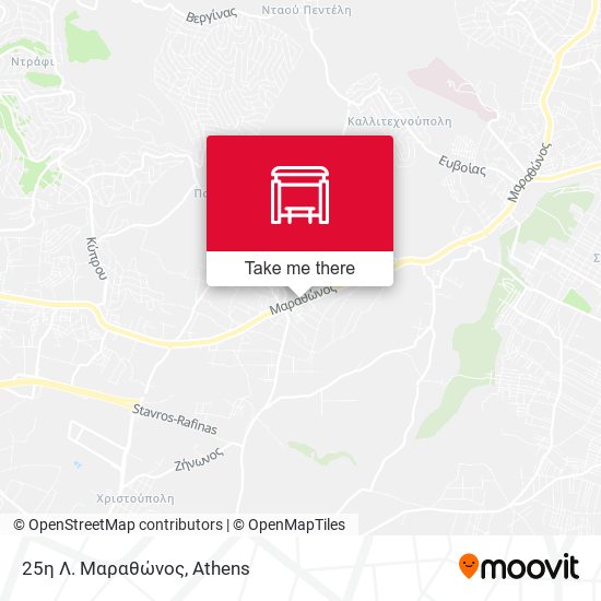 25η Λ. Μαραθώνος map