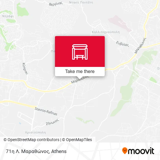 71η Λ. Μαραθώνος map