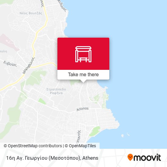 16η Αγ. Γεωργίου (Μεσοτόπου) map