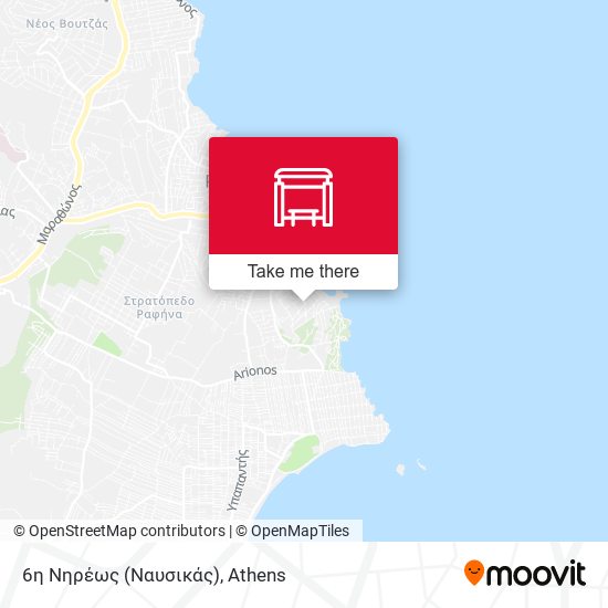 6η Νηρέως (Ναυσικάς) map