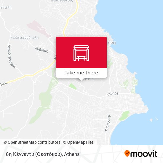 8η Κέννεντυ (Θεοτόκου) map