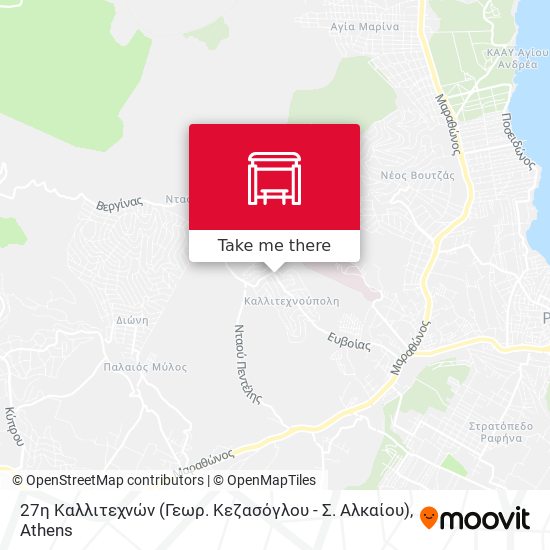 27η Καλλιτεχνών (Γεωρ. Κεζασόγλου - Σ. Αλκαίου) map