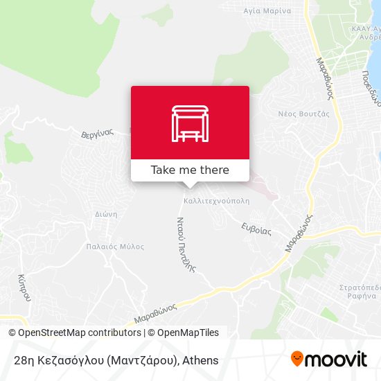28η Κεζασόγλου (Μαντζάρου) map