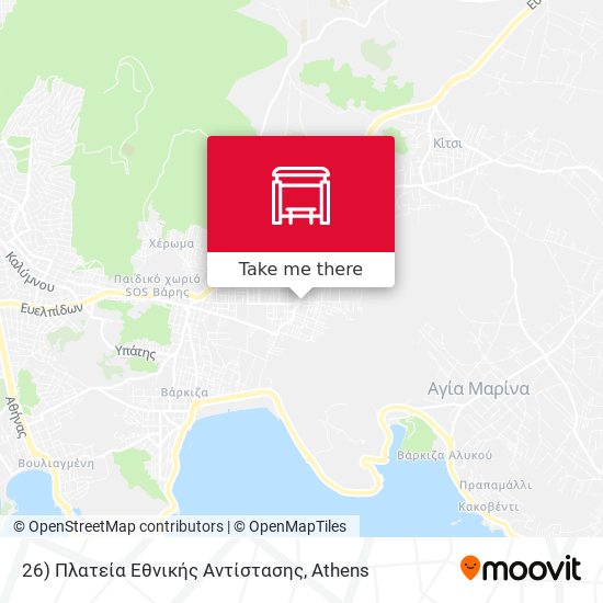 26) Πλατεία Εθνικής Αντίστασης map