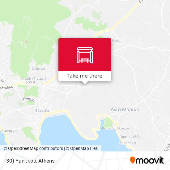 30) Υμηττού map