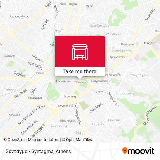 Σύνταγμα - Syntagma map
