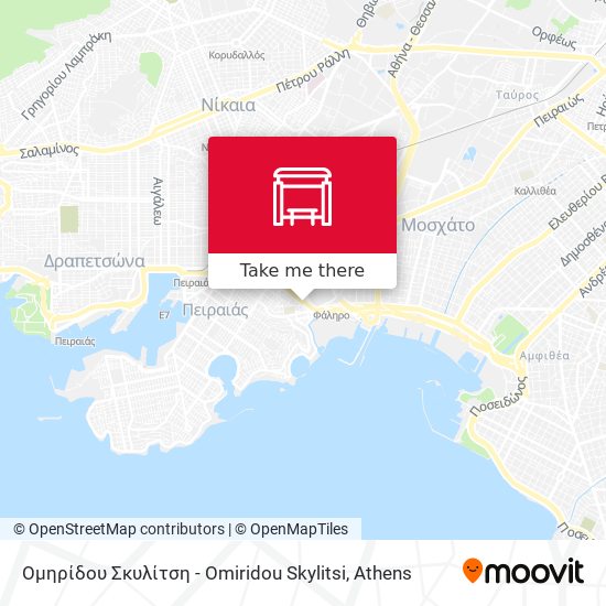 Ομηρίδου Σκυλίτση - Omiridou Skylitsi map