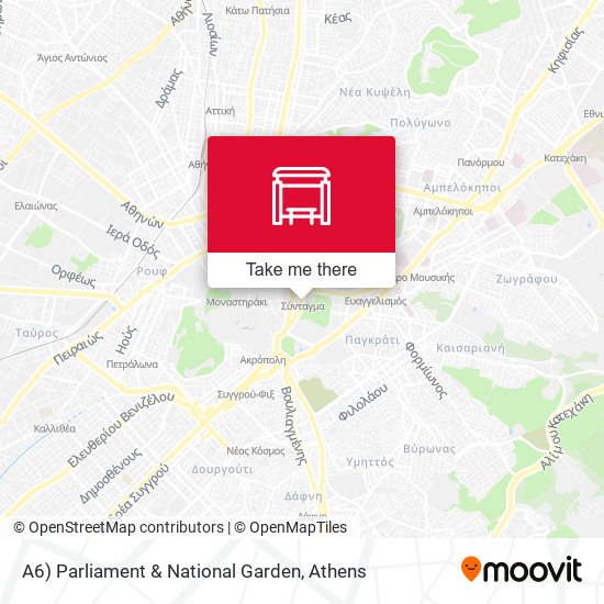 A6) Parliament & National Garden map