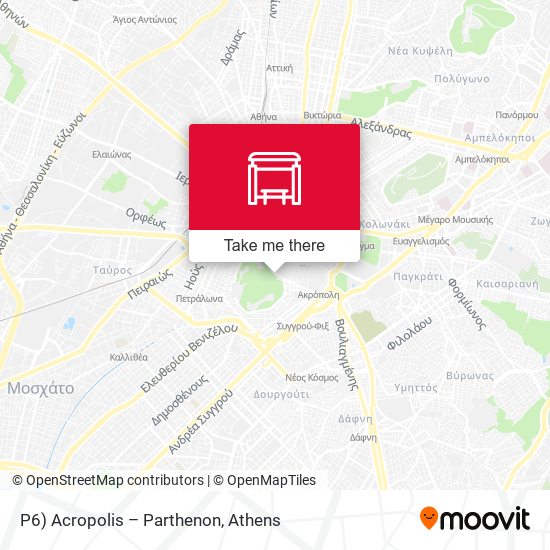 P6) Acropolis – Parthenon map