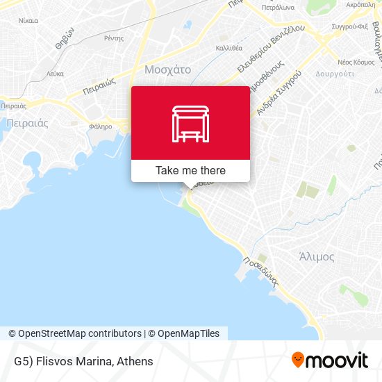 G5) Flisvos Marina map