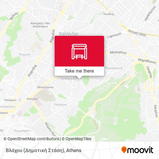 Βλάχου (Δημοτική Στάση) map