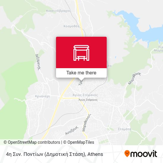 4η Συν. Ποντίων (Δημοτική Στάση) map