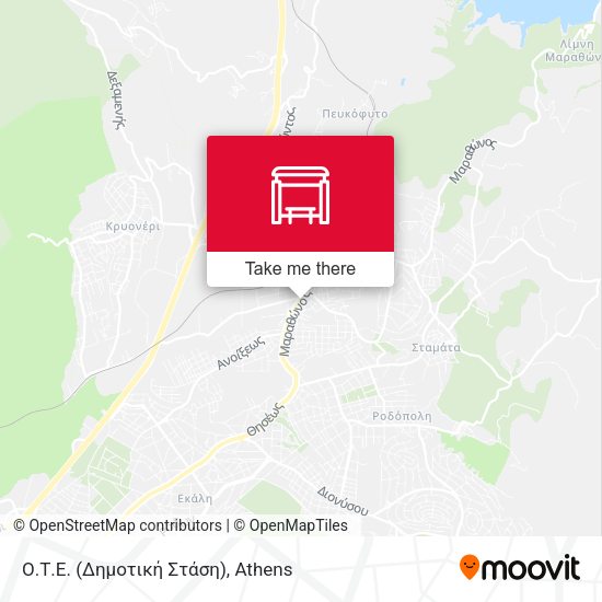 Ο.Τ.Ε. (Δημοτική Στάση) map