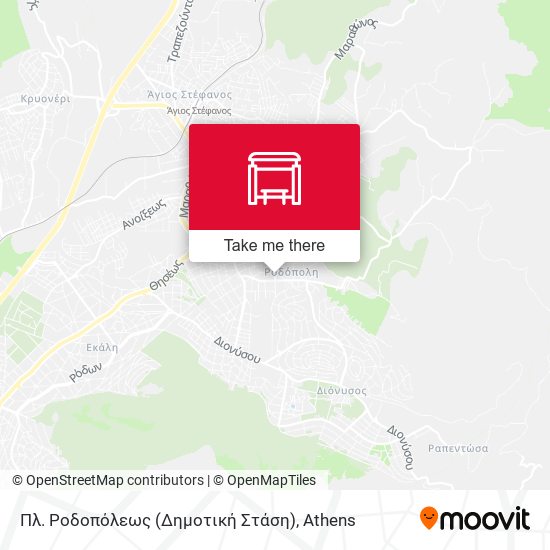 Πλ. Ροδοπόλεως (Δημοτική Στάση) map