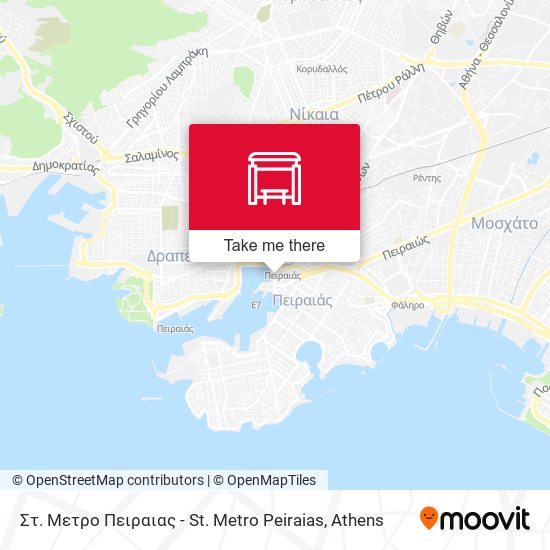 Στ. Μετρο Πειραιας - St. Metro Peiraias map