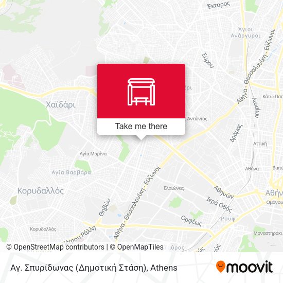 Αγ. Σπυρίδωνας (Δημοτική Στάση) map